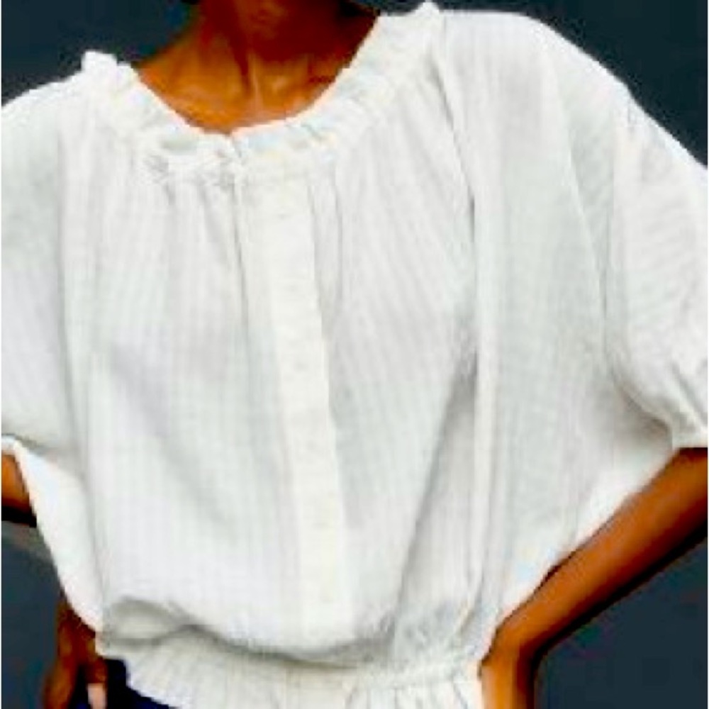 Anthropologie Maeve long sleeve button down blouse